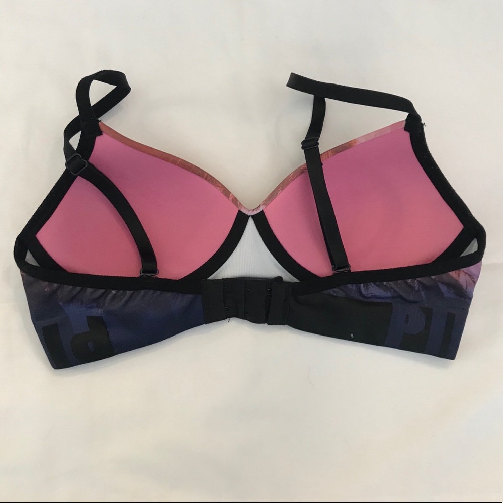 VS PINK Cool and Comfy Palm Tree Print Bra - Picture 2 of 2